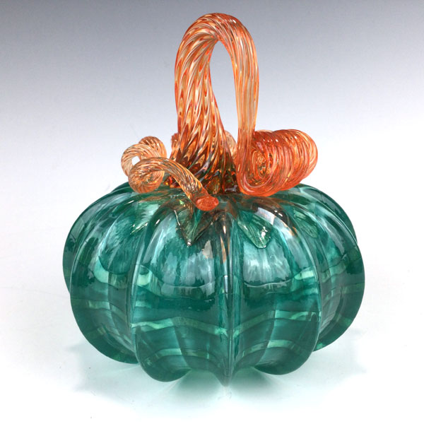 Tropical Pumpkin with Tangerine Stem - Image 2
